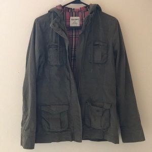 Army green lined jacket